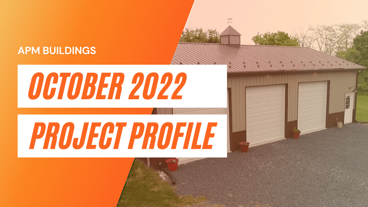 October Project Profile: Car Garage Pole Building