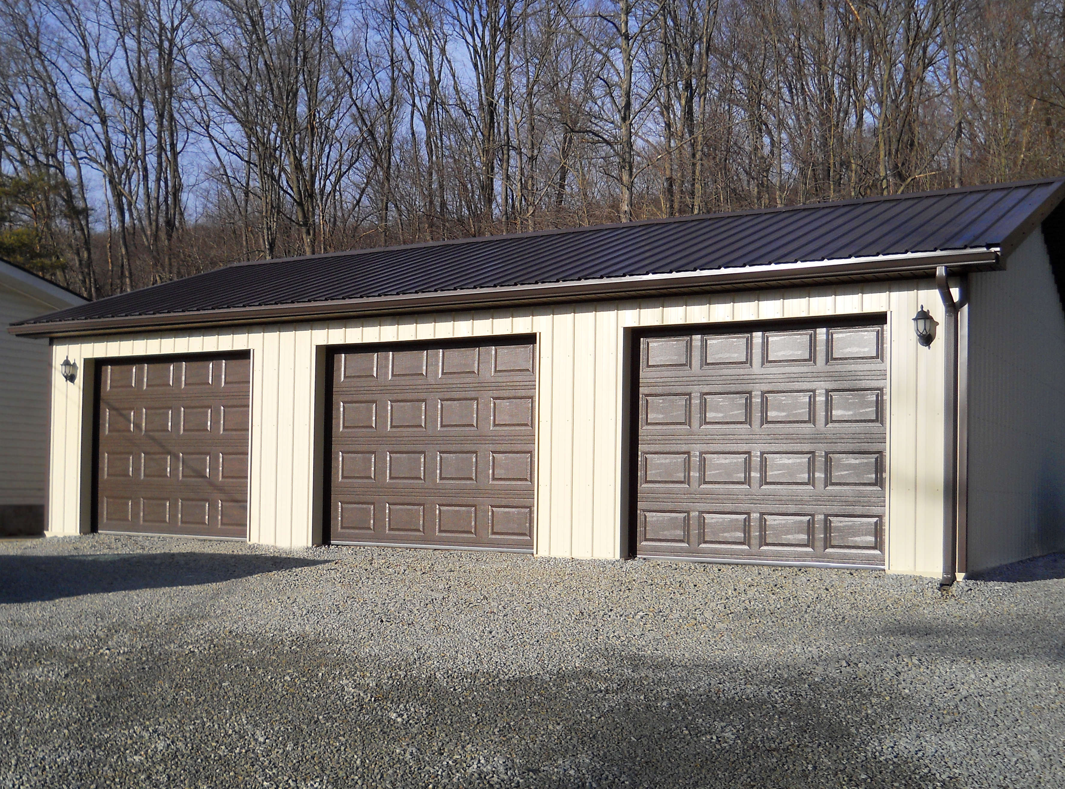 50x80 Pole Barn Garage in Chester Springs PA